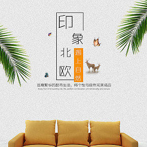 古典北欧小清晰沙发详情页