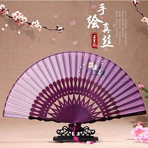 女式扇子中国风古典折扇详情页