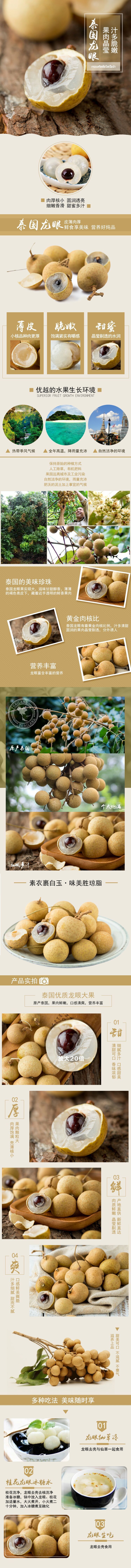 淘寶美工墨秋泰國龍眼 晶瑩剔透  汁多脆嫩作品