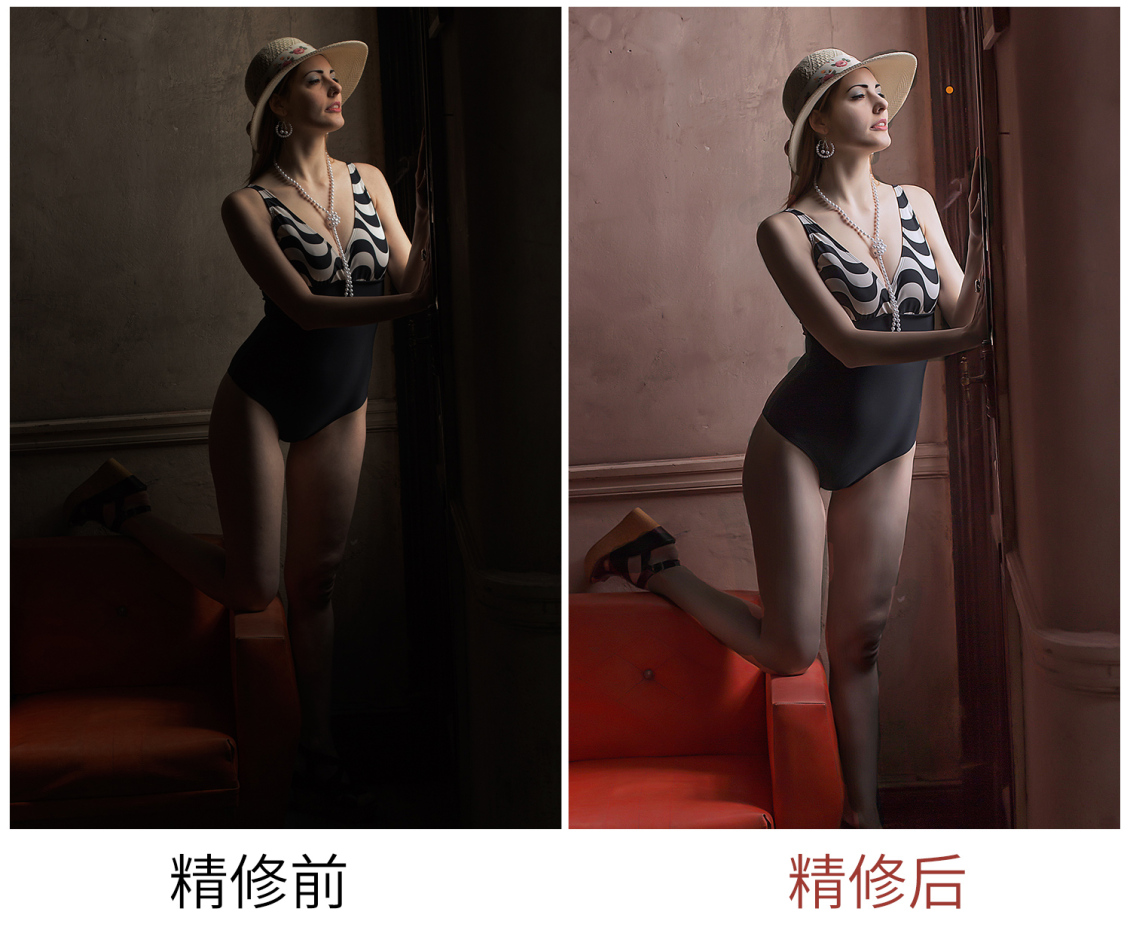 淘寶美工小說精修圖模特精修服裝攝影精修調(diào)色圖人物磨皮修瑕疵服裝內(nèi)衣頁面作品