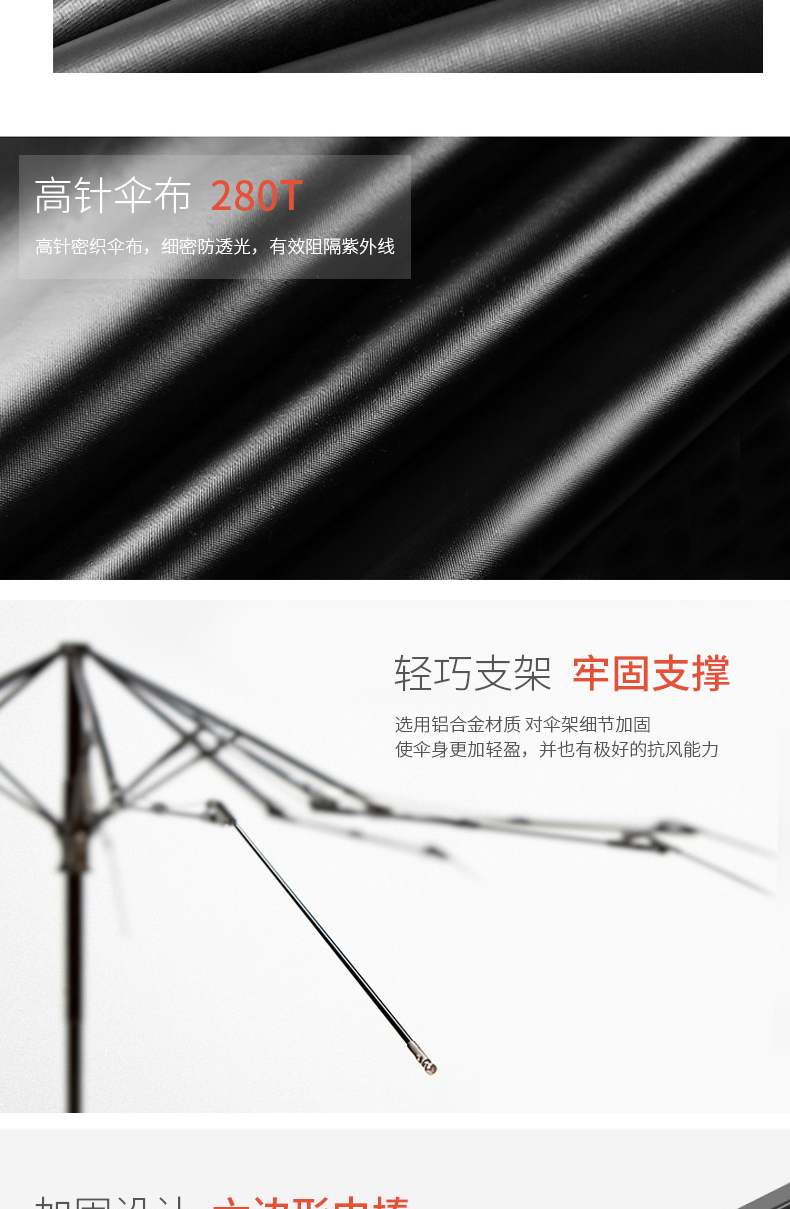 淘宝美工敬敬夏季遮阳伞详情页作品