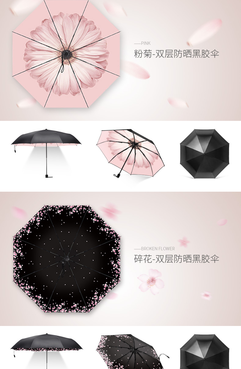 淘宝美工敬敬夏季遮阳伞详情页作品