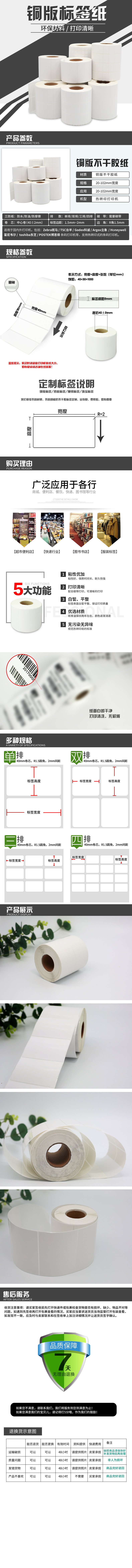 淘宝美工小阿芸居家用品铜版标签纸详情页作品