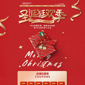 圣诞狂欢季圣诞新年喜庆节日生活百货文具首页