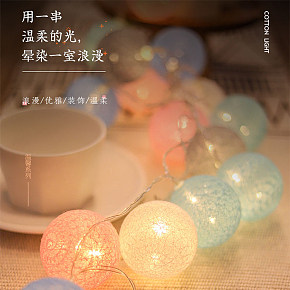 新年彩燈女生房間裝飾燈LED星星燈詳情
