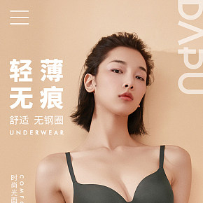 内衣胸罩文胸服装连衣裙详情页