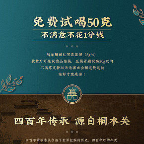 中國風金駿眉茶葉詳情頁
