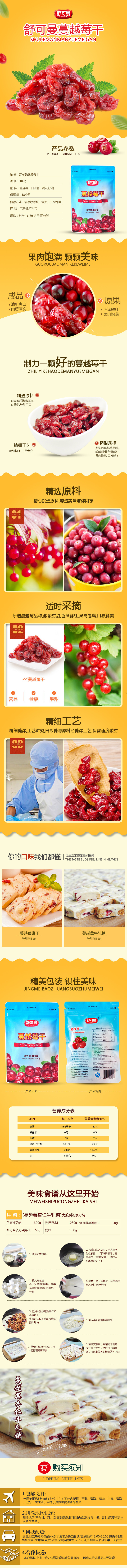 淘宝美工李珊珊啊食品零食详情页设计作品