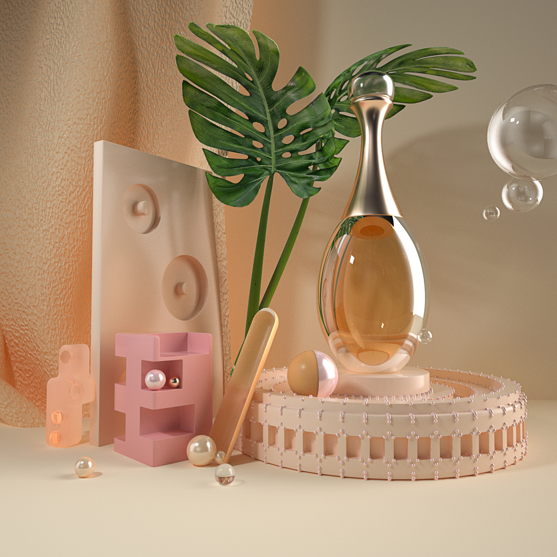淘寶美工小胖兒C4D OC渲染 設(shè)計(jì)練習(xí)作品系列作品