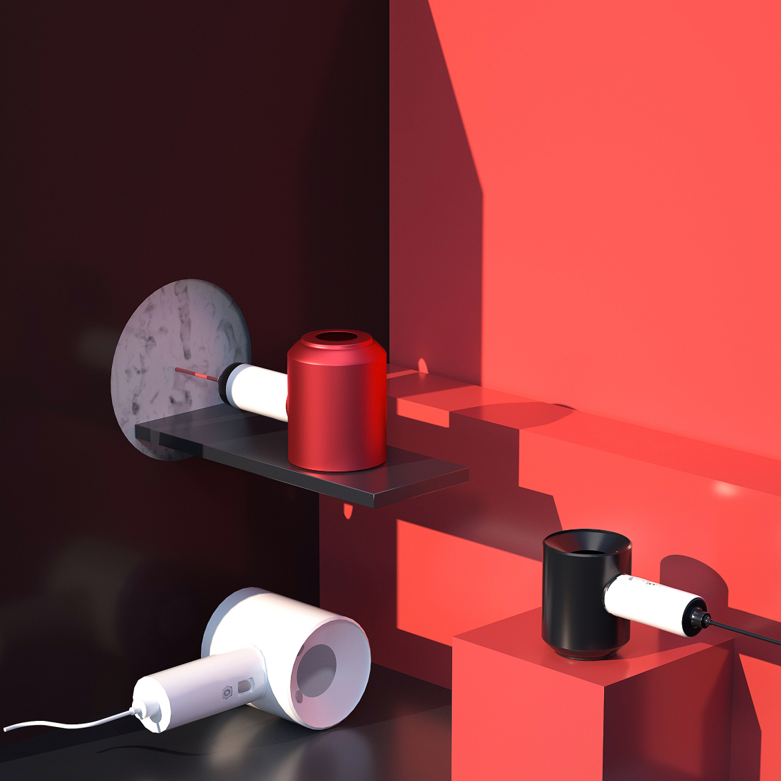 淘寶美工小胖兒C4D OC渲染 設(shè)計(jì)練習(xí)作品系列作品