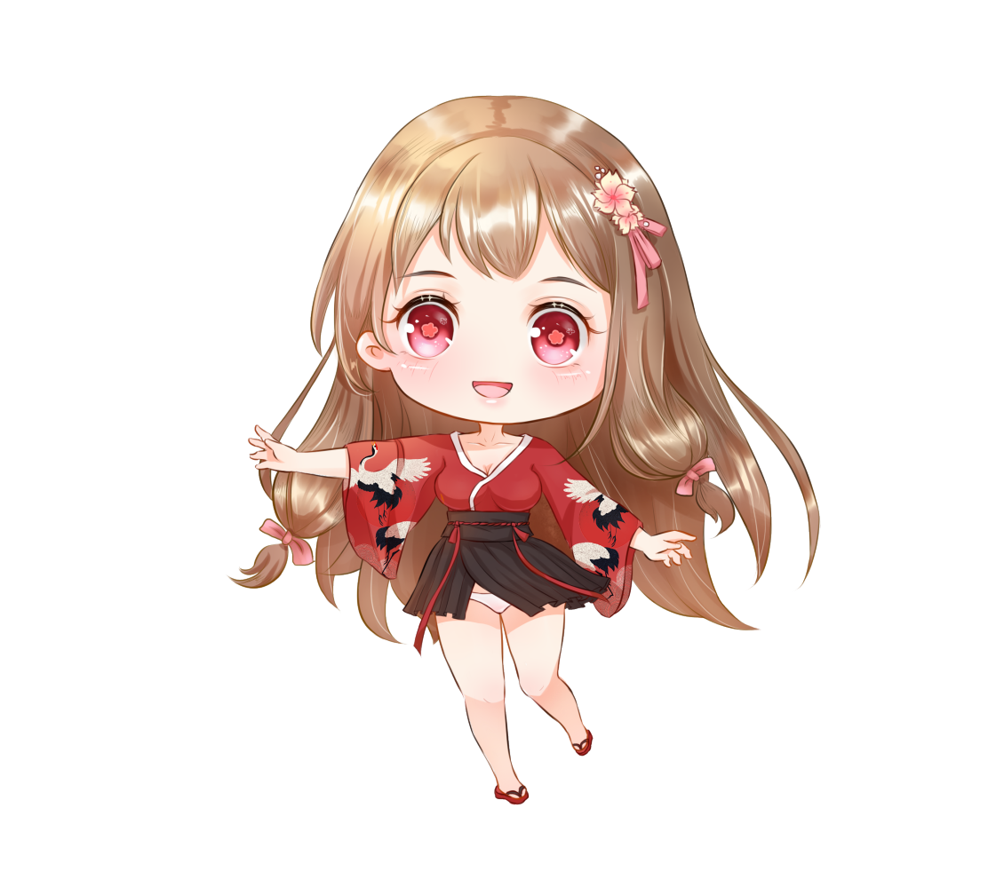 淘宝美工艾米丽手绘服装设计立绘头像二次元半身像作品