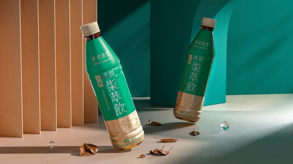 淘宝美工燕子子饮料瓶塑料外包装设计作品