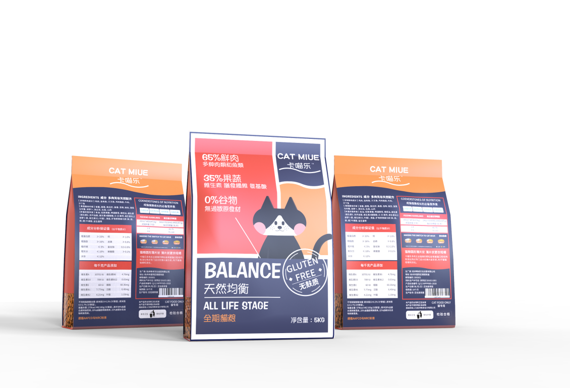 淘宝美工momo卡喵乐包装设计作品