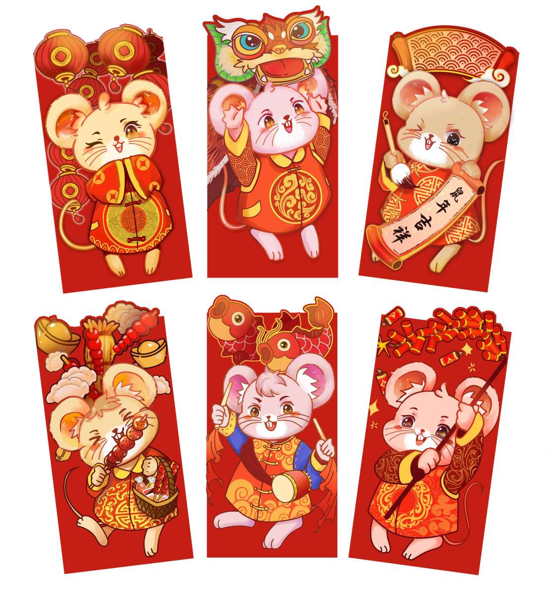 淘宝美工小小英红包手绘爱好案例作品