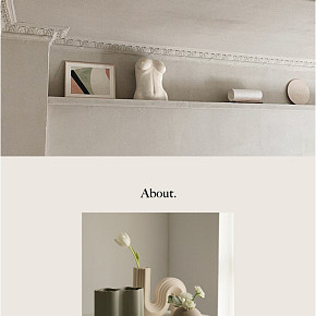 北欧风陶瓷花瓶插花家居摆件详情页