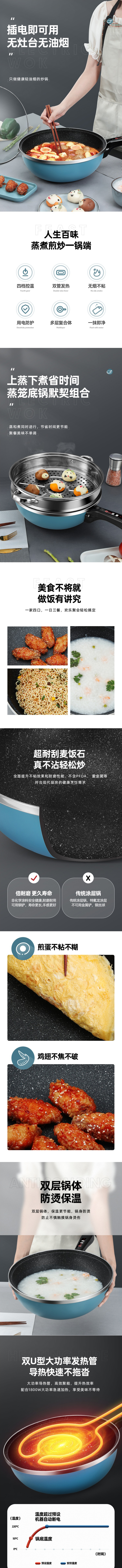 淘宝美工千里厨房电器电热锅详情页作品