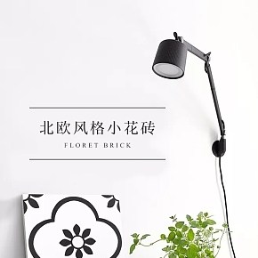 北歐風(fēng)格小花磚