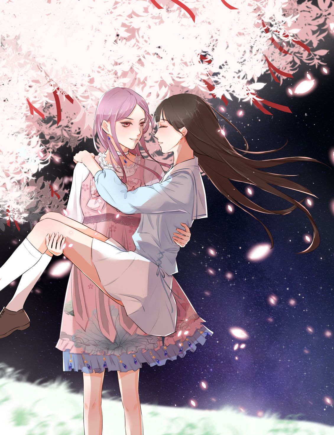 淘宝美工艾米丽手绘服装设计立绘头像二次元半身像作品