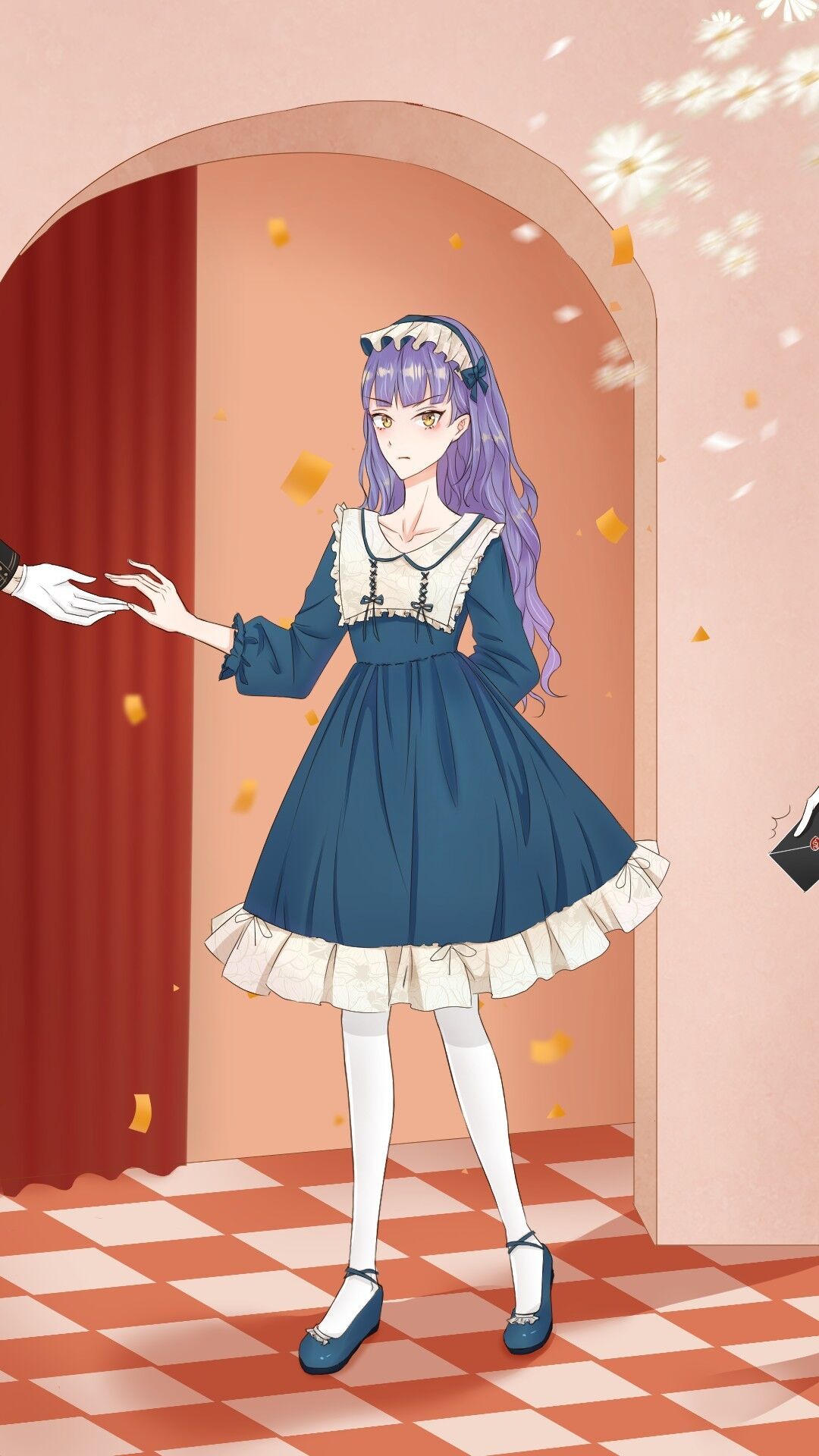 淘宝美工艾米丽手绘服装设计立绘头像二次元半身像作品