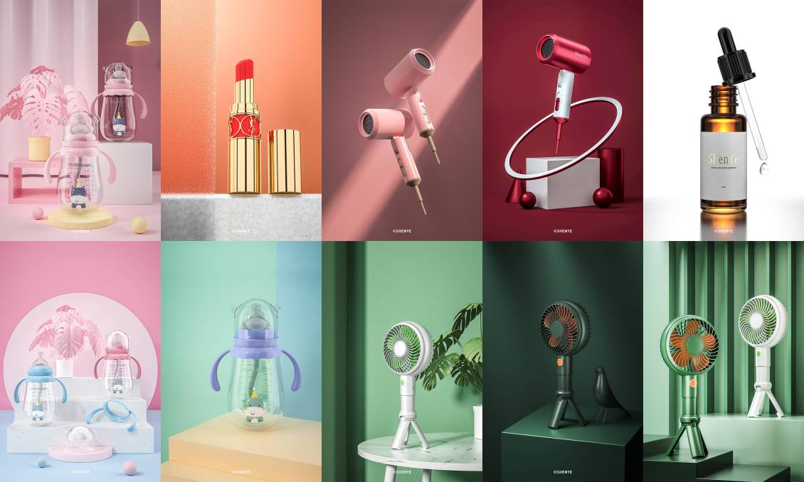 淘宝美工长乐建模渲染设计合集作品