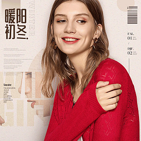 暖陽(yáng)初冬女裝詳情頁(yè)