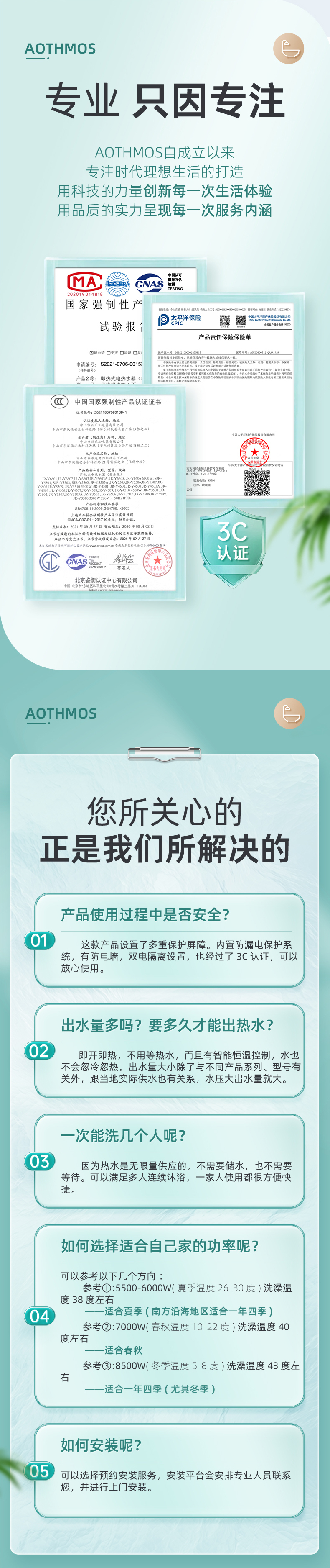 淘寶美工勞盼熱水器全合成詳情設(shè)計(jì)作品