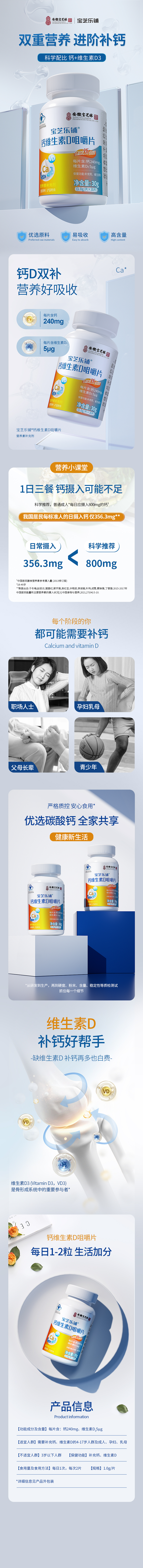 淘寶美工y258485鈣片保健品詳情頁(yè)作品