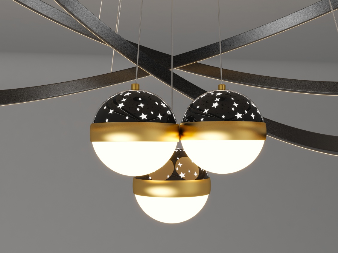 淘宝美工kikk灯具建模渲染作品