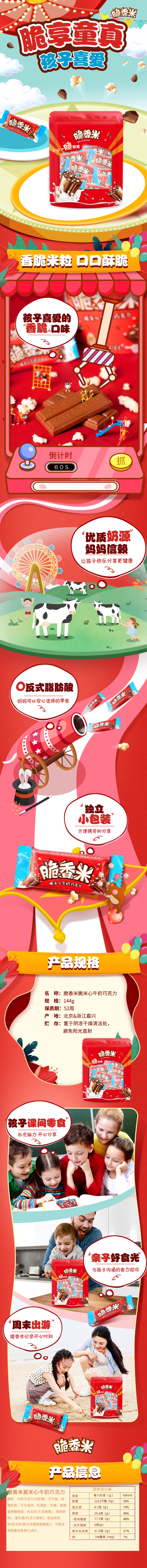 淘寶美工小媛子巧克力詳情零食小吃詳情作品