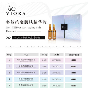 護膚店面開業(yè)價目表