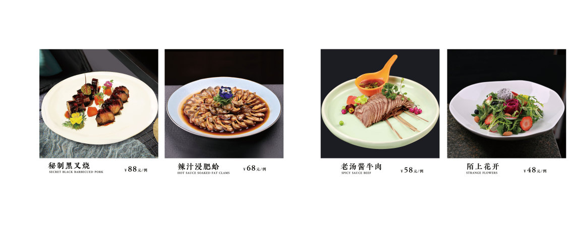 淘寶美工劉衛(wèi)紅平面菜譜設計，畫冊設計作品