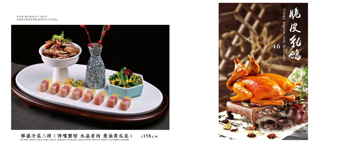淘寶美工劉衛(wèi)紅平面菜譜設計，畫冊設計作品