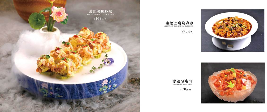淘寶美工劉衛(wèi)紅平面菜譜設計，畫冊設計作品