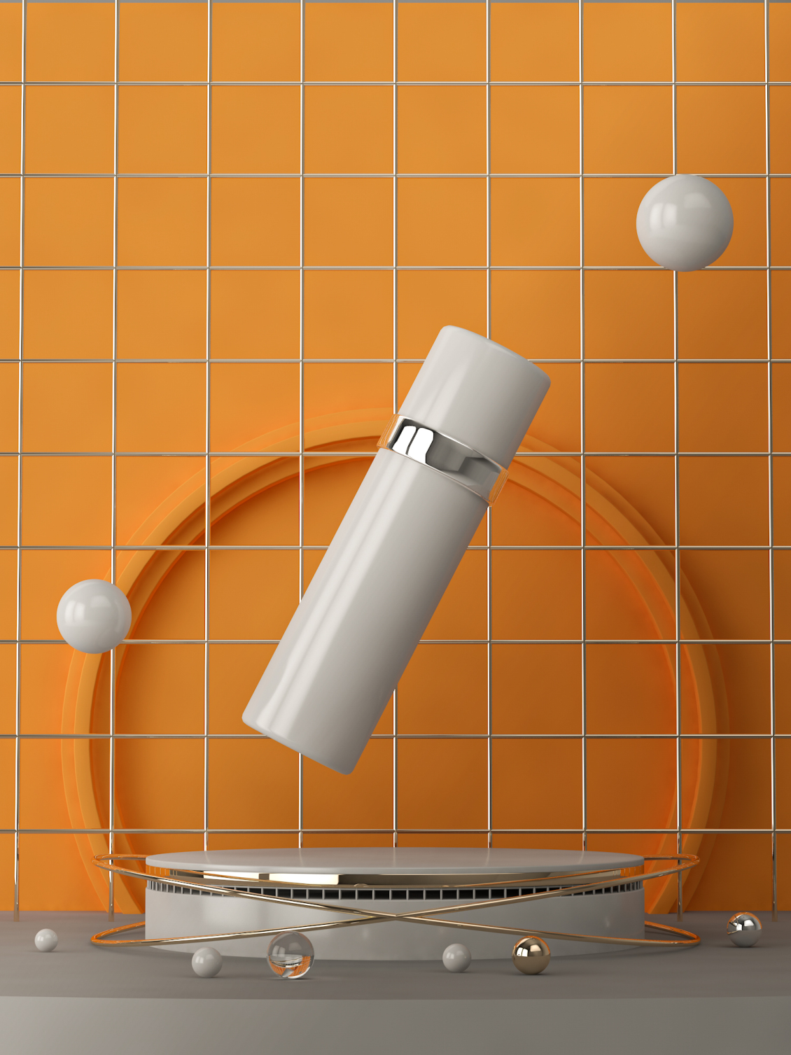 淘宝美工y289618C4D水杯场景渲染作品