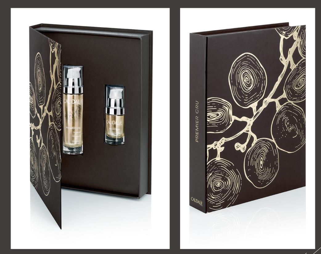 淘寶美工品圖設(shè)計(jì)caudalie歐緹麗護(hù)膚品包裝禮盒設(shè)計(jì)作品