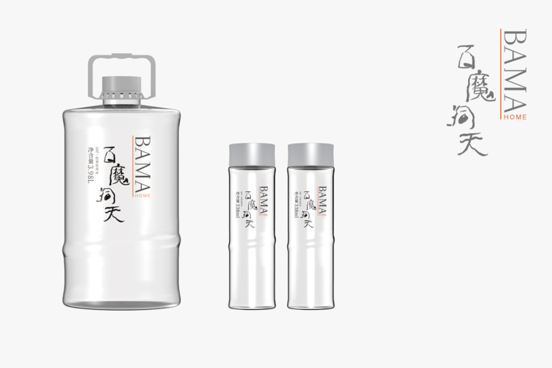 淘寶美工煥然百魔洞天 天然礦泉水 | 巴馬的傳奇之水  品牌設(shè)計/包裝設(shè)計作品