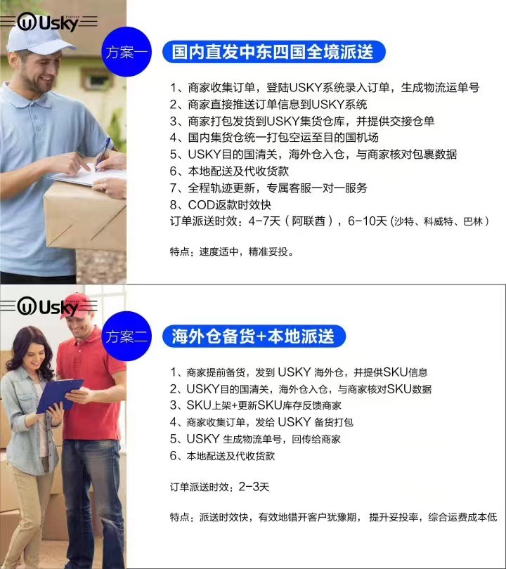 淘寶美工煥然USey 全酋通物流 中東物流 品牌全案設(shè)計作品