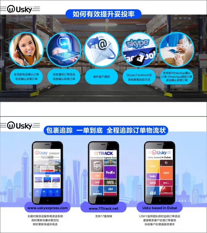 淘寶美工煥然USey 全酋通物流 中東物流 品牌全案設(shè)計作品