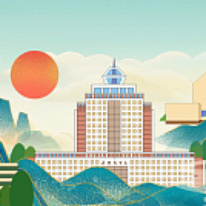 国潮风格手绘插画