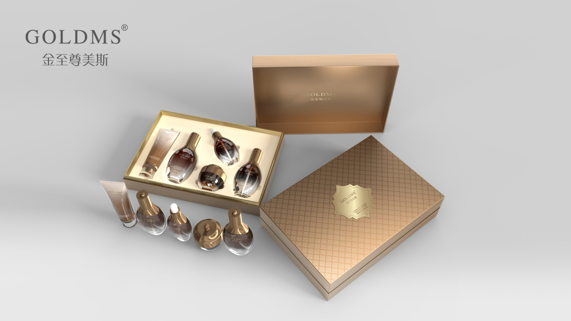 淘宝美工y288831金至尊美斯奢宠白金焕颜礼盒-包装设计作品