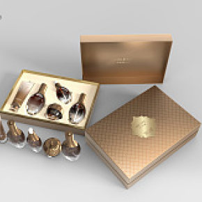 金至尊美斯奢宠白金焕颜礼盒-包装设计