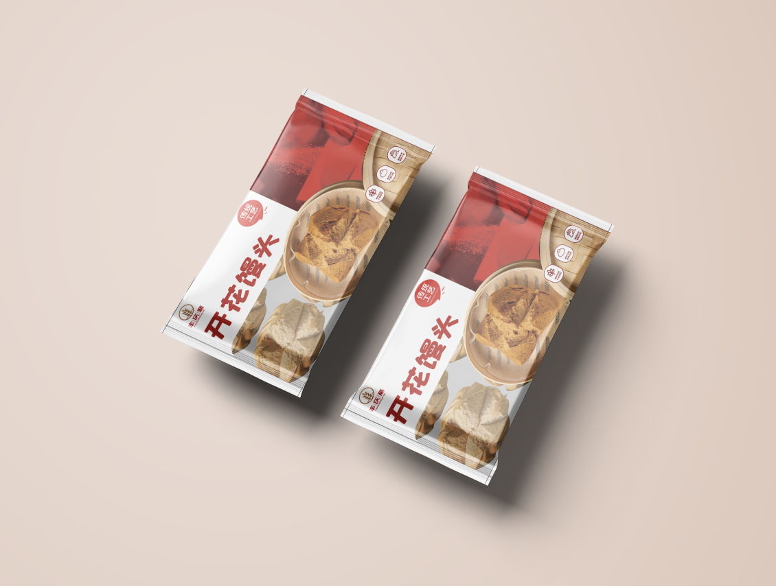 淘宝美工吴奕勋馒头包装设计作品