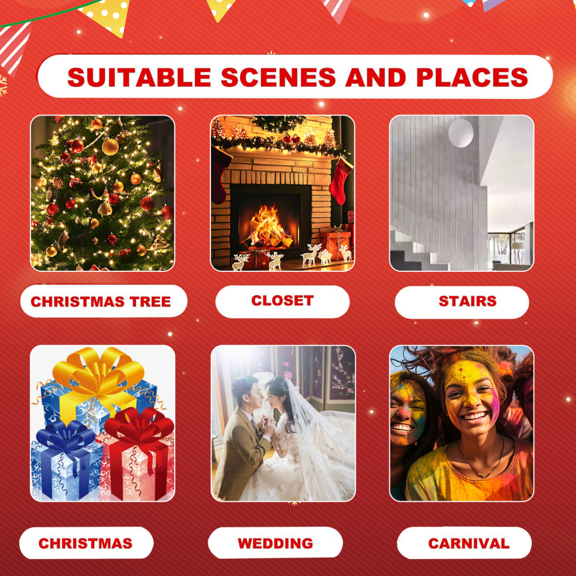 淘宝美工王桃亚马逊圣诞节主题图设计作品