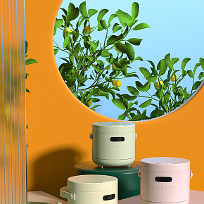 电饭煲产品图渲染