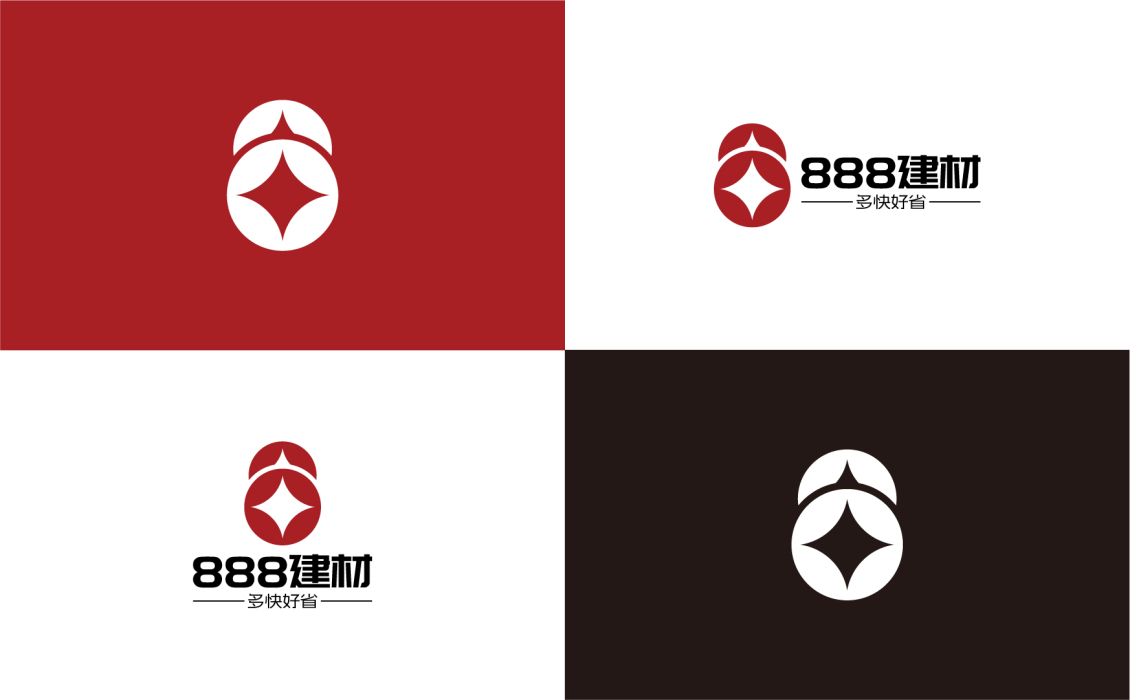 淘宝美工孙健888建材公司logo作品