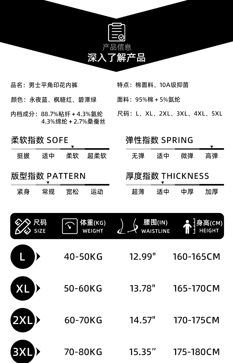 淘宝美工山风自有归处男士内裤详情页作品
